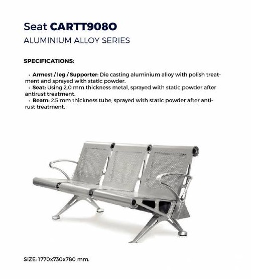 Debaf - Seat CARTT9O80 ALUMINIUM ALLOY SERIES