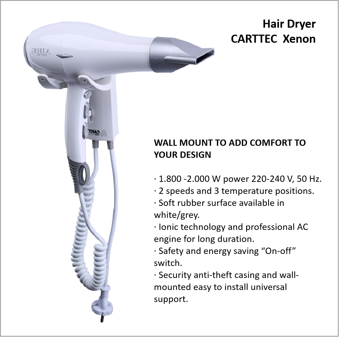 Debaf - CARTTEC  Xenon Hair Dryer