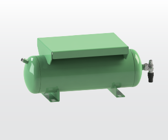 Debaf - REFRICOMP HORIZONTAL LIQUID RECEIVERS WITH BASEPLATE FOR COMPRESSORS (RYSG SERIES)